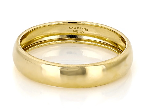 10K Gold Filled Polished Band Ring 4mm