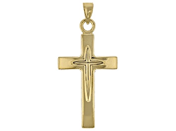 Picture of 10K Gold Filled Polished Cross Pendant