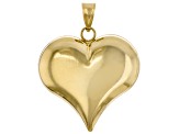 10K Gold Filled Polished Puff Heart Pendant