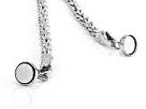 10k White Gold 2.05mm Silk Rope 20 Inch Chain With 10k White Gold Magnetic Clasp