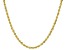 10k Yellow Gold 2.05mm Silk Rope 18 Inch Chain With 10k Yellow Gold Magnetic Clasp