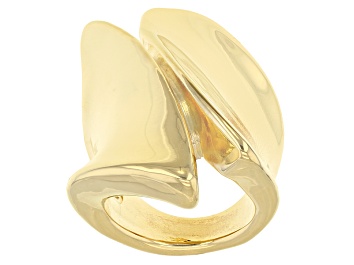 Picture of 18k Yellow Gold Over Bronze Statement Ring