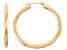 14k Yellow Gold 3mm Thick 30mm Classic Hoop Earrings