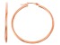 14k Rose Gold 2mm Thick 35mm Classic Hoop Earrings