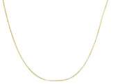 10k Yellow Gold Adjustable Box Chain Necklace
