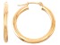 14k Yellow Gold 3mm Thick 25mm Classic Hoop Earrings
