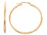 14k Yellow Gold 2mm Thick 35mm Classic Hoop Earrings