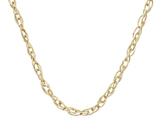 14k Yellow Gold Lightweight 18 inch Link Chain