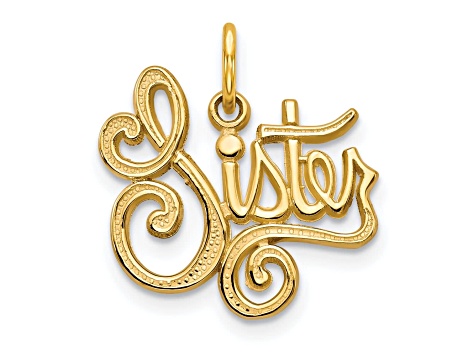 10k Yellow Gold Sister Charm