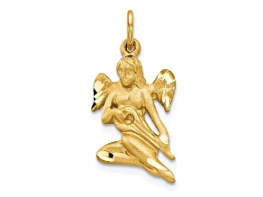 10k Yellow Gold Angel Charm
