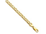 10k Yellow Gold 8 inch Curb Link Bracelet