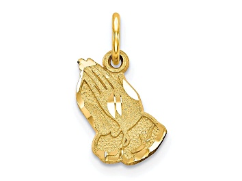 Picture of 10k Yellow Gold Praying Hands Charm