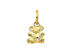 10k Yellow Gold Teddy Bear Charm