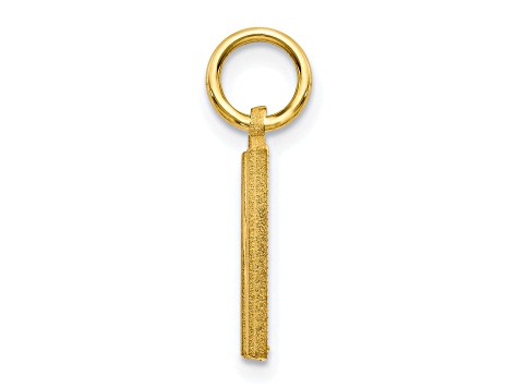 10k Yellow Gold initial N Charm
