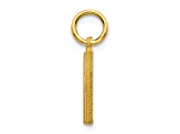 10k Yellow Gold initial N Charm