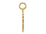 10k Yellow Gold I Love You Charm