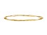 10k Yellow Gold Slip-On Bangle Bracelet 7 inches