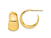 10k Yellow Gold Small Hoop Earrings