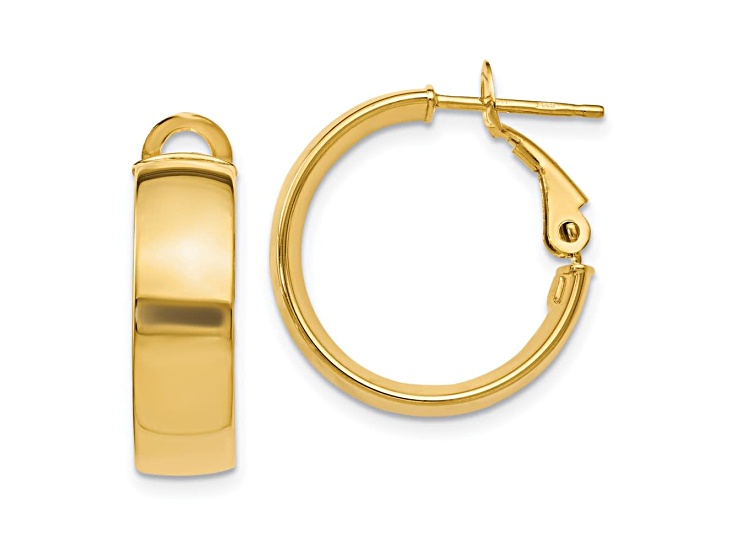 ohgaポンチョ 10k Yellow Gold 3mm Polished Hinged Bangle Bracelet - 13Z1DA