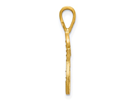 10k Yellow Gold initial G Charm