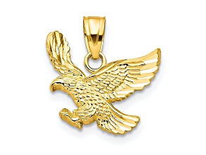 10k Yellow Gold Eagle Charm