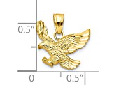 10k Yellow Gold Eagle Charm