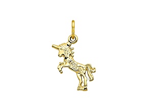10k Yellow Gold Baby Unicorn Charm