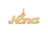 10k Yellow Gold Nana Charm