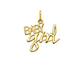 10k Yellow Gold Baby Girl Charm
