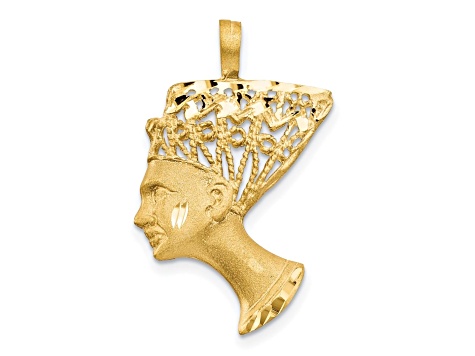 10k Yellow Gold Egyptian Head Charm