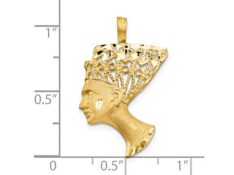 10k Yellow Gold Egyptian Head Charm