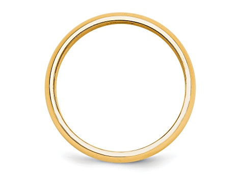 10k Yellow Gold 5mm Half-Round Band