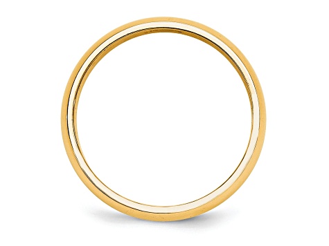 10k Yellow Gold 5mm Half-Round Band - BGW307 | JTV 10k Yellow Gold 5mm Half-Round Band - BGW307 | JTV