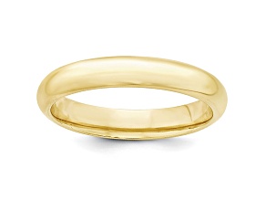 10k Yellow Gold 4mm Comfort-Fit Band