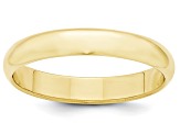 10k Yellow Gold 4mm Half-Round Band