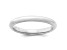 14k White Gold 3mm Comfort-Fit Band Ring