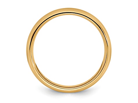 10k Yellow Gold 5mm Comfort-Fit Band