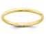 10k Yellow Gold 2mm Half-Round Band