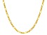 14k Yellow Gold Figaro Link Chain Necklace 18 inch 3mm