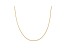 14k Yellow Gold Criss Cross Chain Necklace 18 inch