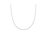 14k White Gold Criss Cross Chain Necklace 16 inch