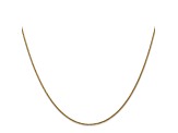 10k Yellow Gold Wheat Link Chain Necklace 16 inch
