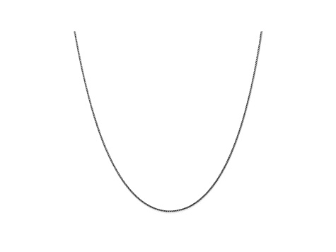 10k White Gold Wheat Link Chain Necklace 16 inch