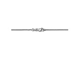 10k White Gold Wheat Link Chain Necklace 16 inch