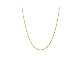 10k Yellow Gold Rope Link Chain Necklace 16 inch