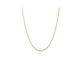 10k Yellow Gold Rope Link Chain Necklace 16 inch