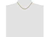 10k Yellow Gold Rope Link Chain Necklace 16 inch 2.75mm