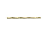 10k Yellow Gold Curb Link Chain Necklace 16 inch 2.5mm