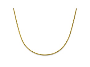 10k Yellow Gold 1.35mm Adjustable Wheat Chain 30 inches