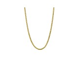 10k Yellow Gold 5.75mm Flat Beveled Curb Chain 22 inches